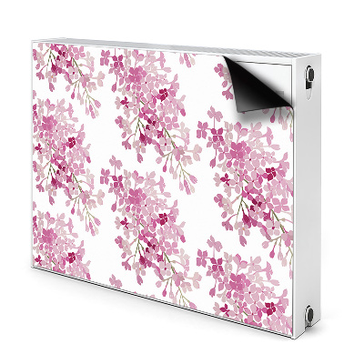 Magnetische radiatormat Roze bloemen