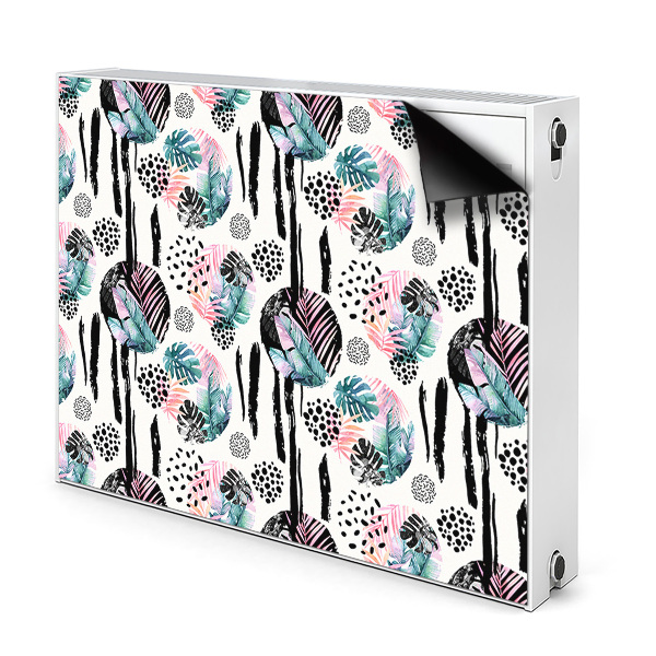 Decoratieve radiatormat Jungle-abstractie