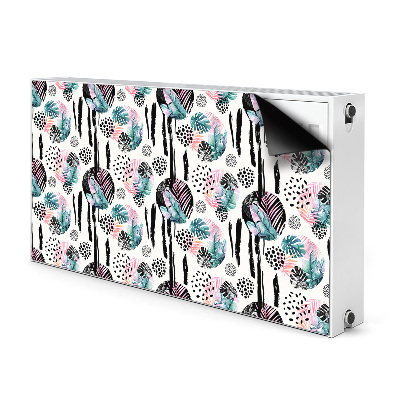 Decoratieve radiatormat Jungle-abstractie