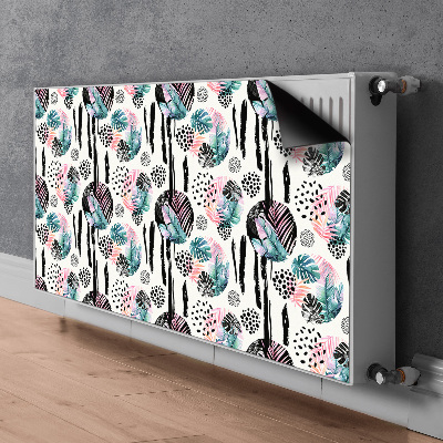 Decoratieve radiatormat Jungle-abstractie