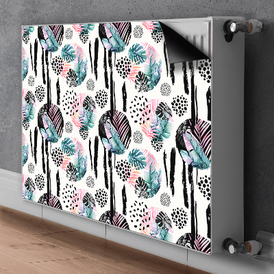 Decoratieve radiatormat Jungle-abstractie