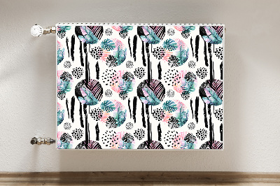 Decoratieve radiatormat Jungle-abstractie