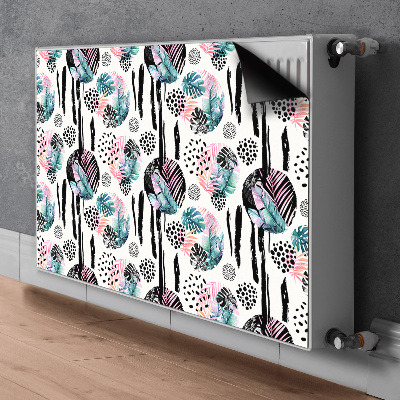 Decoratieve radiatormat Jungle-abstractie