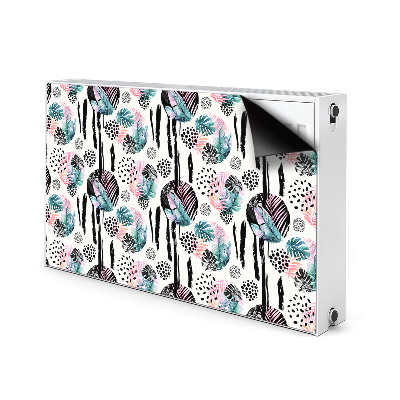 Decoratieve radiatormat Jungle-abstractie