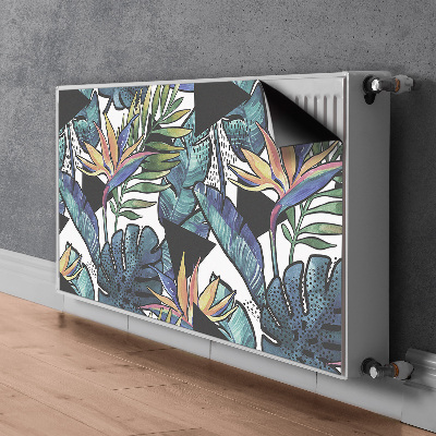 Magnetische bedrukte mat Palm bladeren