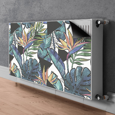 Magnetische bedrukte mat Palm bladeren