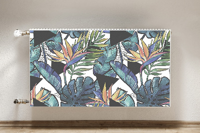 Magnetische bedrukte mat Palm bladeren