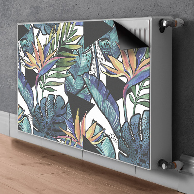 Magnetische bedrukte mat Palm bladeren