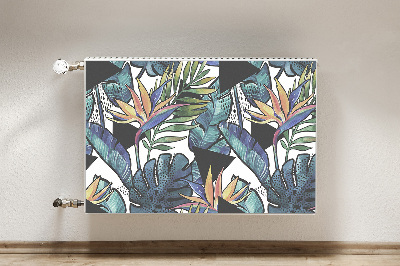 Magnetische bedrukte mat Palm bladeren