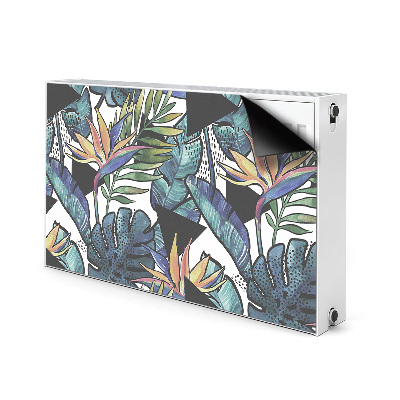 Magnetische bedrukte mat Palm bladeren