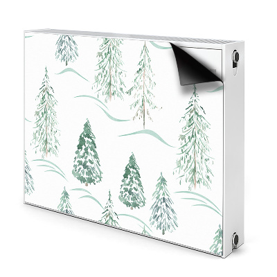 Decoratieve radiatormagneet Winter kerstboom