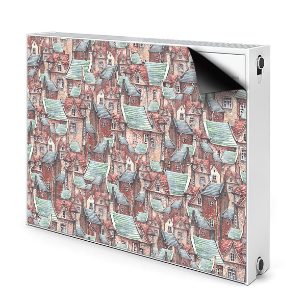 Magnetische radiatormat Oude stad