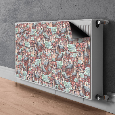 Magnetische radiatormat Oude stad