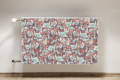 Magnetische radiatormat Oude stad