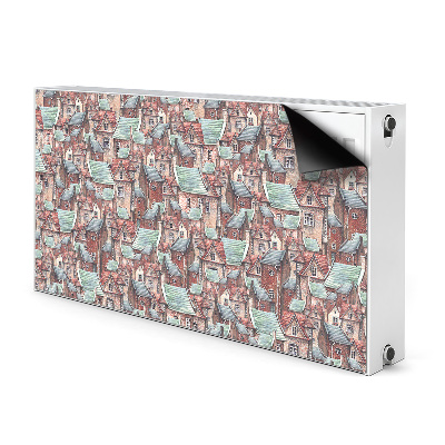 Magnetische radiatormat Oude stad
