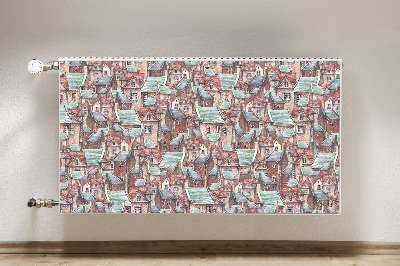 Magnetische radiatormat Oude stad