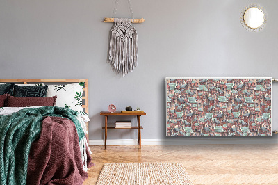 Magnetische radiatormat Oude stad