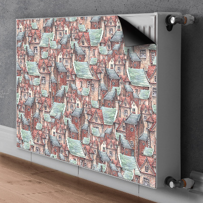 Magnetische radiatormat Oude stad