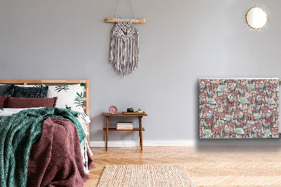 Magnetische radiatormat Oude stad