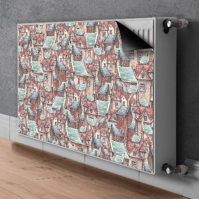 Magnetische radiatormat Oude stad