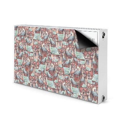 Magnetische radiatormat Oude stad