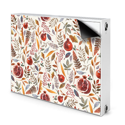 Magnetische mat voor de radiator Granaatappelfruit