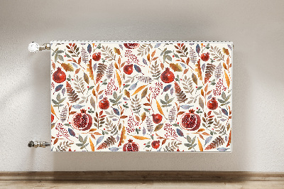 Magnetische mat voor de radiator Granaatappelfruit