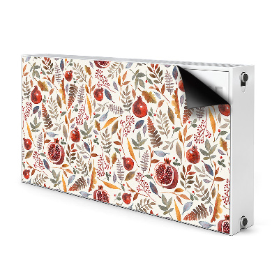 Magnetische mat voor de radiator Granaatappelfruit