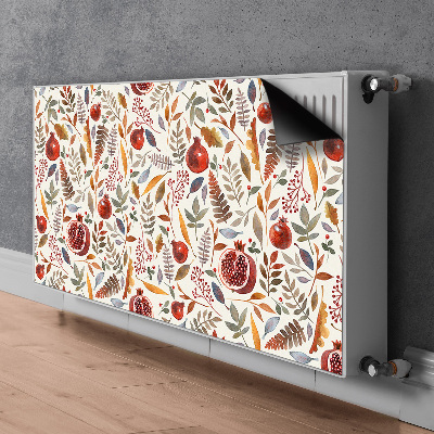 Magnetische mat voor de radiator Granaatappelfruit