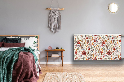 Magnetische mat voor de radiator Granaatappelfruit