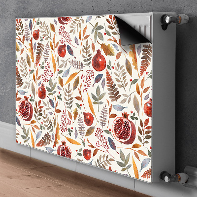 Magnetische mat voor de radiator Granaatappelfruit