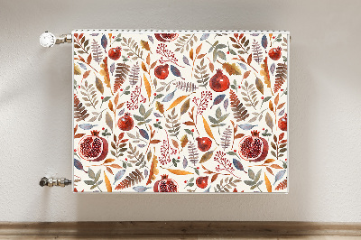 Magnetische mat voor de radiator Granaatappelfruit