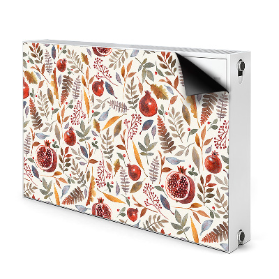 Magnetische mat voor de radiator Granaatappelfruit