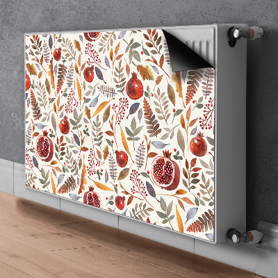 Magnetische mat voor de radiator Granaatappelfruit