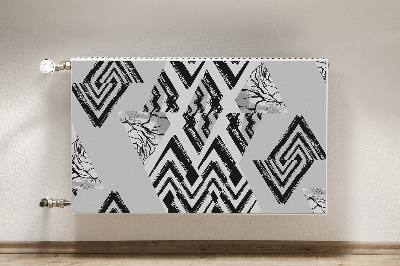 Magnetische radiatormat Driehoeken