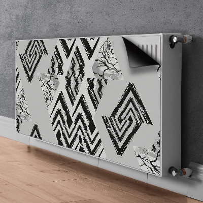 Magnetische radiatormat Driehoeken