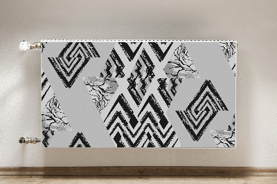 Magnetische radiatormat Driehoeken