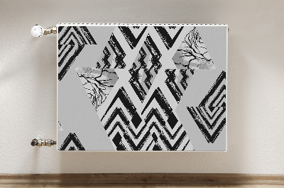 Magnetische radiatormat Driehoeken