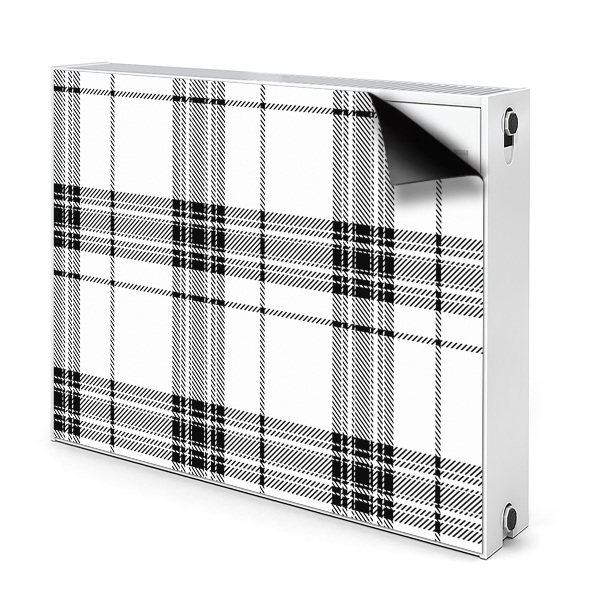 Decoratieve radiatormagneet Geruite patroon