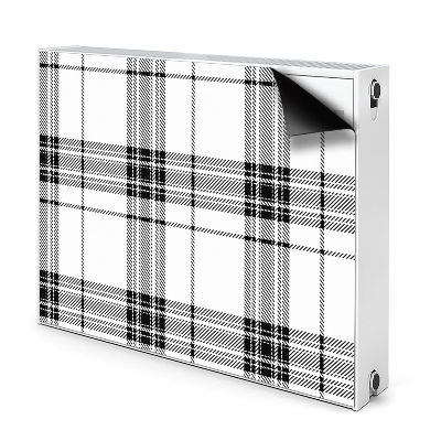 Decoratieve radiatormagneet Geruite patroon