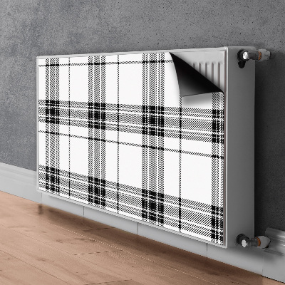 Decoratieve radiatormagneet Geruite patroon