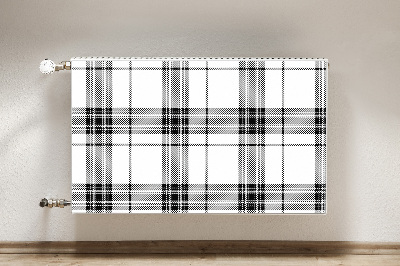 Decoratieve radiatormagneet Geruite patroon