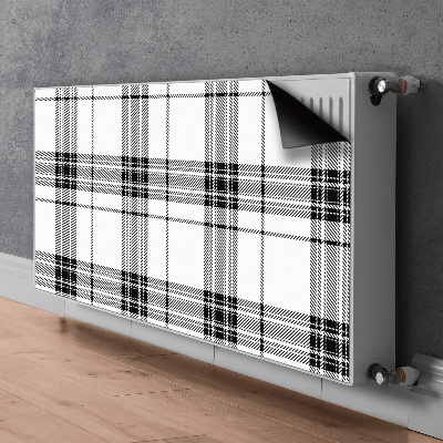 Decoratieve radiatormagneet Geruite patroon