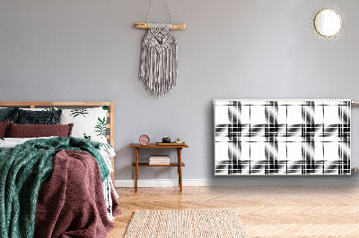 Decoratieve radiatormagneet Geruite patroon
