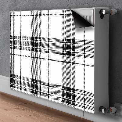 Decoratieve radiatormagneet Geruite patroon