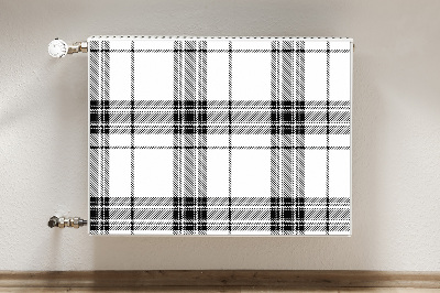 Decoratieve radiatormagneet Geruite patroon