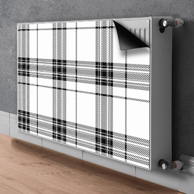 Decoratieve radiatormagneet Geruite patroon