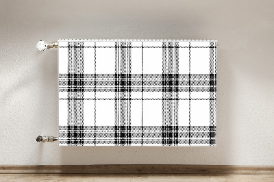 Decoratieve radiatormagneet Geruite patroon