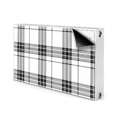 Decoratieve radiatormagneet Geruite patroon