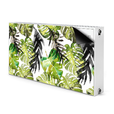 Decoratieve radiatormat Aquarelbladeren